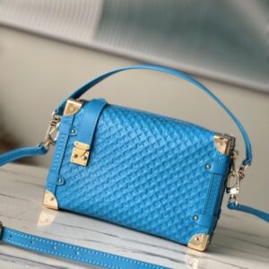 Louis Vuitton Full Suitcase Leather Bag – Blue
