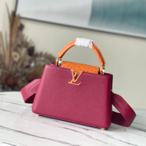 Louis Vuitton Capucines Small Handbag – Purple