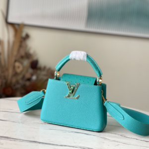 Louis Vuitton Capucines Mini Handbag – Blue