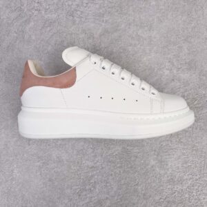 Alexander McQueen White and Brown Suede Low-Top Trainers, Casual Shoes, Chunky-Soled Shoes, Height-Enhancing Shoes, Men's Shoes, Women's Shoes 553680WIBN29784