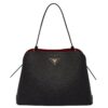 Prada Matinee Tote Bag In Black Saffiano Leather