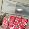 Louis Vuitton White Polka Dot Neverfull Medium Handbag
