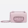 Dior Mini J'Adior Bag In Pink Ultra Matte Calfskin