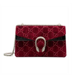 Replica Gucci Dionysus GG Velvet Small Shoulder Bag 400249