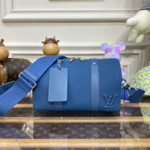Louis Vuitton Men’s Keepal City Handbag – Light Blue