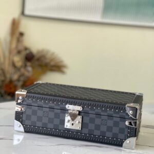 Louis Vuitton Heiger Grey 8-Piece Watch Case