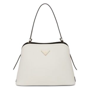 Prada Matinee Small Bag In White Saffiano Leather