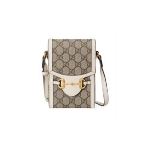Replica Gucci GG Supreme Horsebit 1955 Mini Bag 625615