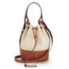 Loewe Medium Balloon Bucket Bag In Canvas