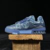 Nigo Louis Vuitton Collaboration Trainer Blue Low-Top Casual Shoes Skate Shoes Sports Shoes Men's Shoes Women's Shoes 1A9IQ1