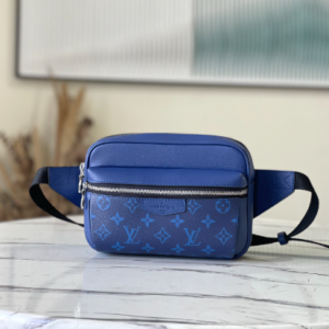 Louis Vuitton Saffiano Outdoor Waist Bag – Blue