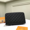Louis Vuitton Pressed Grid Zippy XL Wallet – Black