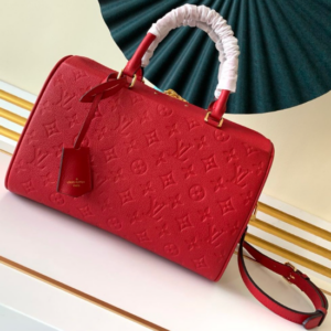 Louis Vuitton Speedy 30 Travel Handbag – Red