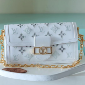 Louis Vuitton Classic Dauphine Handbag – White