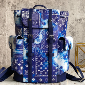 Louis Vuitton Men’s Christopher Small Backpack – Blue