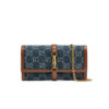 Replica Gucci Jackie 1961 Chain Wallet 652681 in Blue Denim