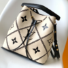 Louis Vuitton NéoNoé Bucket Bag – White/Black