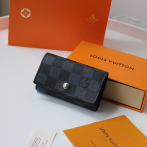Louis Vuitton Monogram Multicles 6 Key Holder Case – Black