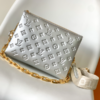 Louis Vuitton Caramel Coussin Trumpeter Bag – Silver