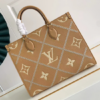 Louis Vuitton Onthego Medium Handbag- Cream