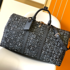 Louis Vuitton Keepall Bandoulière 50 Travel Bag – Black