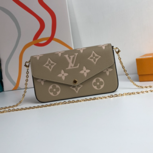 Louis Vuitton Félicie Pochette Chain Bag – Khaki