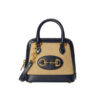 Replica Gucci Horsebit 1955 Mini Top Handle Bag 640716 in Beige Canvas
