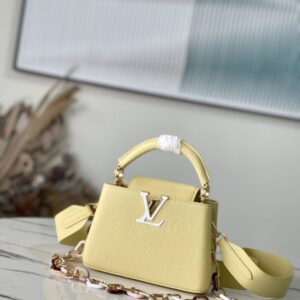 Louis Vuitton Capucines Mini Handbag – Yellow