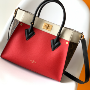 Louis Vuitton Medium On My Side Handbag – Red