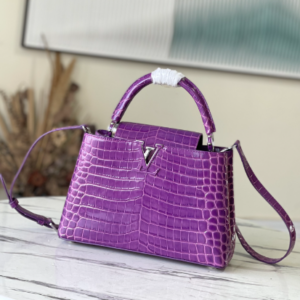 Louis Vuitton Precious Capucines Medium Handbag – Purple