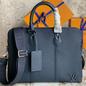 Louis Vuitton Armand Small Briefcase Bag – Blue