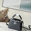 Louis Vuitton Plain Silver Buckle Mini Bag – Black