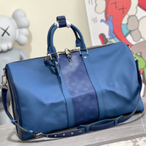 Louis Vuitton MTaigarama Keepall 50 Travel Bag – Blue